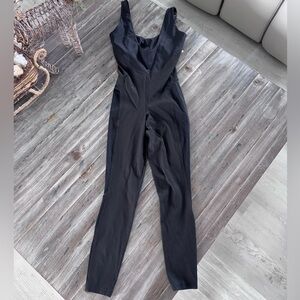 NWOT Lululemon Align Black Ribbed Jumpsuit